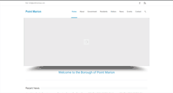 Desktop Screenshot of pointmarionpa.com